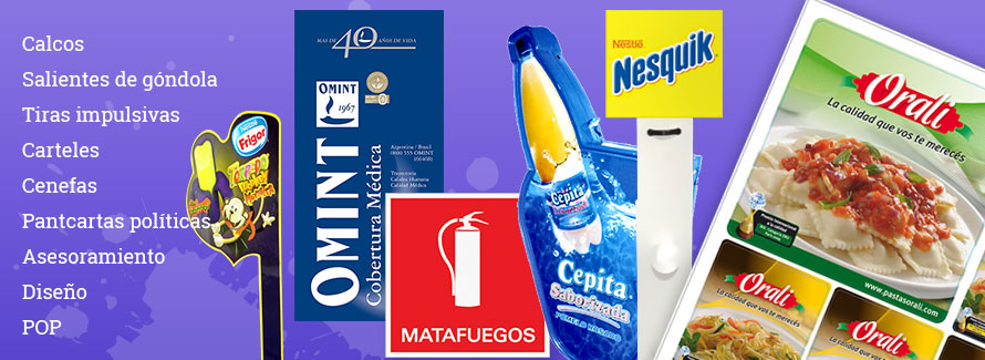 Cartelería e impresión para agencias de publicidad y empresas